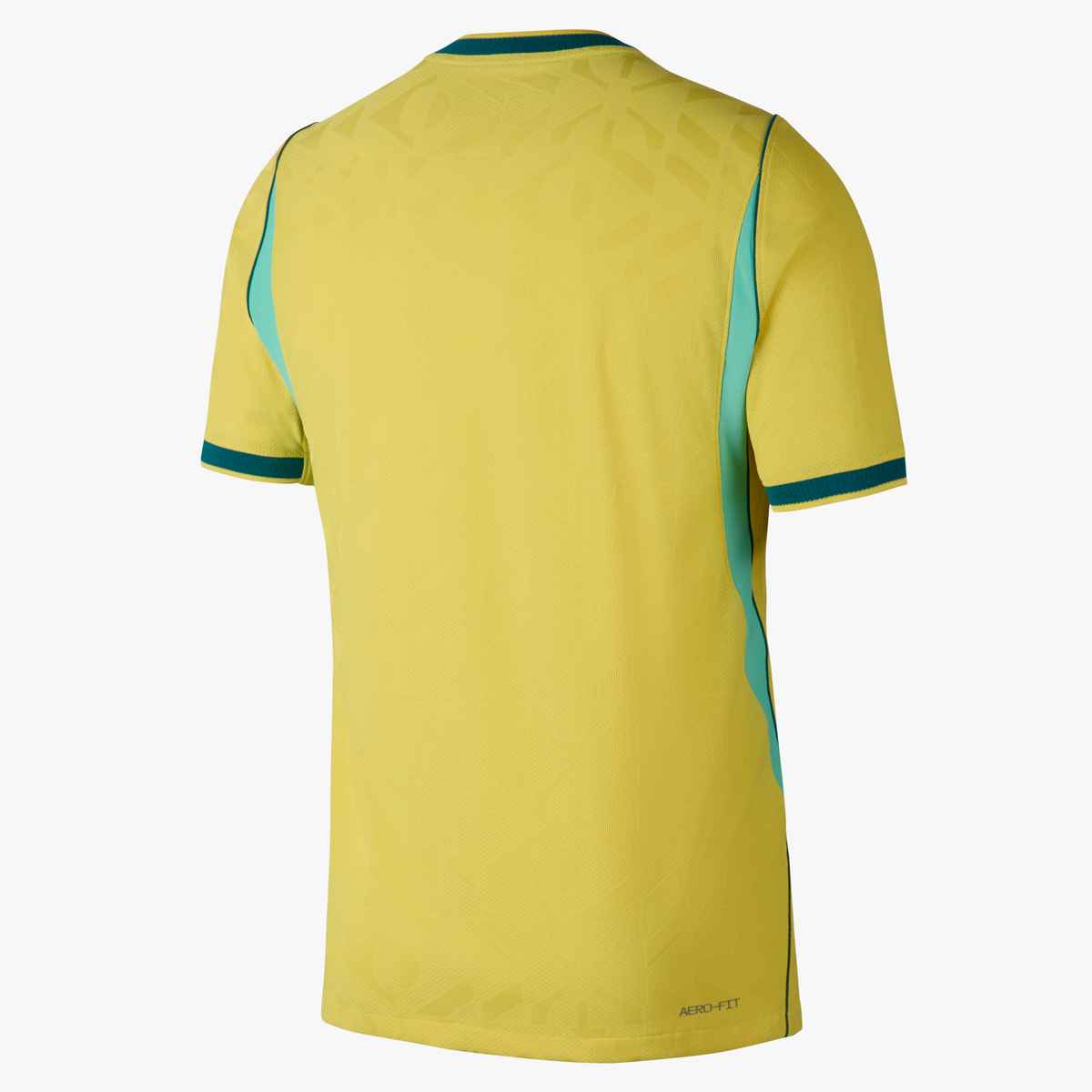 Nike Men's Brazil Neymar Jr. Match Authentic Home Jersey 2026 (Yellow/Teal)