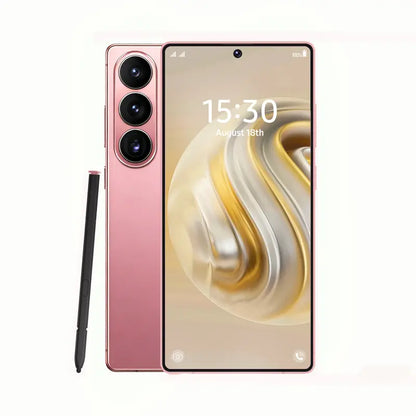 Unlocked smartphone, 6.67-inch screen, dual SIM dual standby, (4+4) core processor, 13MP camera, 4GB RAM, 32GB storage, expandable up to 128GB.