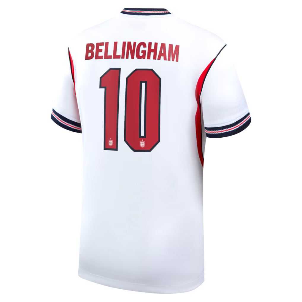England Nike Bellingham #10 Home Stadium Shirt 2026