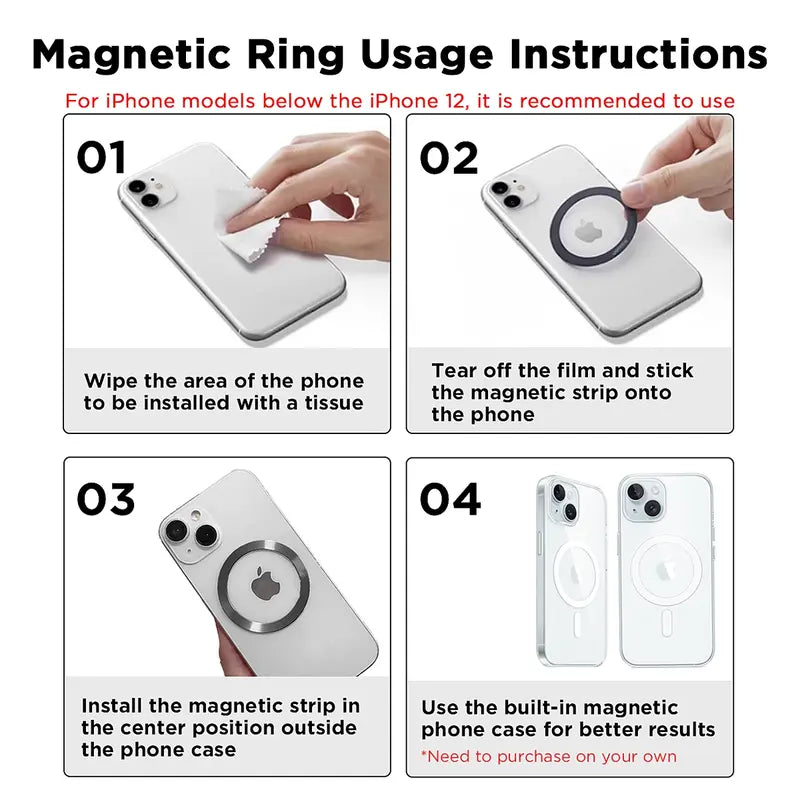5000mAh Magnetic Power Bank for iPhone 12–17 Series, Works Best with MagSafe Case or No Case, Portable Wireless Charger summerwins