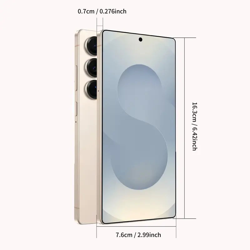 Unlocked smartphone, 6.67-inch screen, dual SIM dual standby, (4+4) core processor, 13MP camera, 4GB RAM, 32GB storage, expandable up to 128GB.